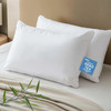 HYPOALLERGENIC BAMBOO VISCOSE BREATHABLE PILLOWS DOWN ALTERNATIVE 2 PACK New