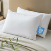 HYPOALLERGENIC BAMBOO VISCOSE BREATHABLE PILLOWS DOWN ALTERNATIVE 2 PACK New