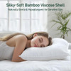 HYPOALLERGENIC BAMBOO VISCOSE BREATHABLE PILLOWS DOWN ALTERNATIVE 2 PACK New