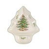 SPODE CHRISTMAS TREE CHIP DIP TREE-SHAPED DISH 14" PORCELAIN - 1697959 - GREEN