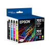 EPSON 702 DURABrite Ultra Ink High Capacity Black & Standard Color T702XL-BCS New EPSON 702 DURABrite Ultra Ink High Capacity Black & Standard Color T702XL-BCS New
