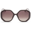 MARC JACOBS WOMEN'S ROUND SUNGLASSES, 53MM - GRAY