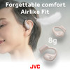 JVC NEW NEARPHONES OPEN EAR TRUE WIRELESS SINGLE EAR USE HA-NP50T - BEIGE