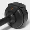 ALL IN MOTION ADJUSTABLE DUMBBELL 25LBS STEEL & PLASTIC, SINGLE PIECE - BLACK ALL IN MOTION ADJUSTABLE DUMBBELL 25LBS STEEL & PLASTIC, SINGLE PIECE - BLACK