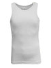 GALAXY BY HARVIC MENS HEAVY-WEIGHT RIBBED TANK TOP - SIZE: MEN L - WHITE New