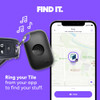 TILE BY LIFE360 PRO TRACKER KEY FINDER ITEM LOCATOR ANDROID/APPLE 2 PACK - BLACK
