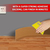FONUNO VINYL WALL BASE BASEBOARD MOLDING TRIM 4" FLEXIBLE SELF ADHESIVE RUBBER New FONUNO VINYL WALL BASE BASEBOARD MOLDING TRIM 4" FLEXIBLE SELF ADHESIVE RUBBER New