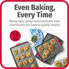 GOODCOOK MEGAGRIP SET OF 3 NONSTICK COOKIE SHEETS, SILICONE HANDLES - GRAY New GOODCOOK MEGAGRIP SET OF 3 NONSTICK COOKIE SHEETS, SILICONE HANDLES - GRAY New