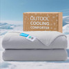 QUTOOL COOLING BLANKETS FOR HOT SLEEPERS SUMMER COMFORTER TWIN SIZE - GRAY