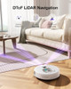 OKP Robot Vacuum with Mapping, 6000Pa Power Suction, LiDAR Navigation