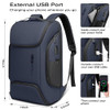 BANGE BUSINESS LAPTOP BACKPACK HOLD 15.6 INCH LAPTOP Commute Carry BAG - BLUE BANGE BUSINESS LAPTOP BACKPACK HOLD 15.6 INCH LAPTOP Commute Carry BAG - BLUE