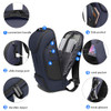 BANGE BUSINESS LAPTOP BACKPACK HOLD 15.6 INCH LAPTOP Commute Carry BAG - BLUE BANGE BUSINESS LAPTOP BACKPACK HOLD 15.6 INCH LAPTOP Commute Carry BAG - BLUE