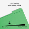 SMEAD FASTENER FILE FOLDERS 50 COUNT GREEN REINFORCED 1/3-CUT TABS 12140 - GREEN New SMEAD FASTENER FILE FOLDERS 50 COUNT GREEN REINFORCED 1/3-CUT TABS 12140 - GREEN New