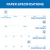 HAMMERMILL PRINTER PAPER PREMIUM COLOR 28 LB COPY 3 HOLE 8 REAM 102500C - WHITE New HAMMERMILL PRINTER PAPER PREMIUM COLOR 28 LB COPY 3 HOLE 8 REAM 102500C - WHITE New