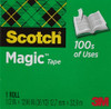 SCOTCH MAGIC TRANSPARENT TAPE, 1/2-IN. X 36-YDS. MMM810121296-13 New SCOTCH MAGIC TRANSPARENT TAPE, 1/2-IN. X 36-YDS. MMM810121296-13 New