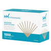 HIGHMARK WOODEN STIR STICKS 7" Light Brown Box Of 1 000 7048643 - NATURAL HIGHMARK WOODEN STIR STICKS 7" Light Brown Box Of 1 000 7048643 - NATURAL