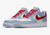NIKE AIR FORCE 1 LOW BY YOU - SIZE: MEN 8.5 - RED/WHITE/BLUE NIKE AIR FORCE 1 LOW BY YOU - SIZE: MEN 8.5 - RED/WHITE/BLUE