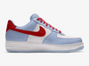 NIKE AIR FORCE 1 LOW BY YOU - SIZE: MEN 8.5 - RED/WHITE/BLUE NIKE AIR FORCE 1 LOW BY YOU - SIZE: MEN 8.5 - RED/WHITE/BLUE