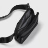 ALL IN MOTION BELT FANNY PACK WATER-RESISTANT, ADJUSTABLE STRAP 8x5.5 - BLACK