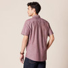AMAZON ESSENTIALS MEN'S REGULAR-FIT, SHORT-SLEEVE BUTTON-DOWN, BURGUNDY, XXL New AMAZON ESSENTIALS MEN'S REGULAR-FIT, SHORT-SLEEVE BUTTON-DOWN, BURGUNDY, XXL New