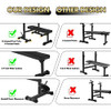 CANPA Olympic Weight Bench Squat Rack Workout Bench Adjustable Barbell - Black CANPA Olympic Weight Bench Squat Rack Workout Bench Adjustable Barbell - Black