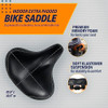 BIKEROO INDOOR BIKE SEAT COMPATIBLE WITH PELOTON EXERCISE OR ROAD BIKES - BLACK BIKEROO INDOOR BIKE SEAT COMPATIBLE WITH PELOTON EXERCISE OR ROAD BIKES - BLACK
