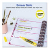 AVERY HI-LITER DESK-STYLE HIGHLIGHTERS CHISEL TIP DOZEN - YELLOW/BLACK New AVERY HI-LITER DESK-STYLE HIGHLIGHTERS CHISEL TIP DOZEN - YELLOW/BLACK New