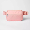 ALL IN MOTION™ PREMIUM BELT BAG BLUSH WATER-RESISTANT KNIT FANNY PACK - BLUSH