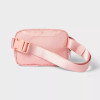 ALL IN MOTION™ PREMIUM BELT BAG BLUSH WATER-RESISTANT KNIT FANNY PACK - BLUSH