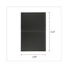 UNIVERSAL 8 IN. X 10 IN. A4 CERTIFICATE/DOCUMENT COVER (6/PACK) UNV76895 - BLACK New UNIVERSAL 8 IN. X 10 IN. A4 CERTIFICATE/DOCUMENT COVER (6/PACK) UNV76895 - BLACK New