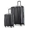 SAMSONITE CENTRIC HARDSIDE EXPANDABLE LUGGAGE SPINNER WHEELS 2-PIECE SET - BLACK New