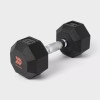 ALL IN MOTION HEX DUMBBELL 25LBS - BLACK/CHROME ALL IN MOTION HEX DUMBBELL 25LBS - BLACK/CHROME