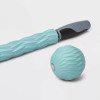 ALL IN MOTION 17.75" MASSAGE STICK HANDHELD POLYURETHANE FOAM MASSAGER AQUA BLUE