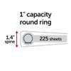 JUST BASICS ROUND-RING VIEW RINGS 61% RECYCLED PACK OF 12 BINDERS - BLACK JUST BASICS ROUND-RING VIEW RINGS 61% RECYCLED PACK OF 12 BINDERS - BLACK
