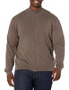 AMAZON ESSENTIALS MEN'S FULL-ZIP COTTON SWEATER SIZE LARGE - BROWN HEATHER New AMAZON ESSENTIALS MEN'S FULL-ZIP COTTON SWEATER SIZE LARGE - BROWN HEATHER New