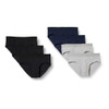 AECT45M7 AMAZON ESSENTIALS Men Brief Underwear 5-Pack Black/Navy/Gray Heather XL New AECT45M7 AMAZON ESSENTIALS Men Brief Underwear 5-Pack Black/Navy/Gray Heather XL New