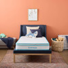 LINENSPA 8" MEMORY FOAM SPRING HYBRID MATTRESS, MEDIUM FIRM, TWIN, WHITE New