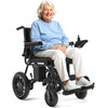 ELECTRIC WHEELCHAIR 20+ MILES RANGE ALL TERRAIN PORTABLE MOTORIZED - BLACK