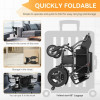 ELECTRIC WHEELCHAIR 20+ MILES RANGE ALL TERRAIN PORTABLE MOTORIZED - BLACK