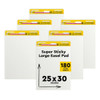 POST-IT SUPER STICKY 25" X 30", 30 SHEETS, 6 PADS, FLIP CHART PAPER (559VAD6PK) POST-IT SUPER STICKY 25" X 30", 30 SHEETS, 6 PADS, FLIP CHART PAPER (559VAD6PK)