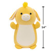 SQUISHMALLOWS HUGMEES ORIGINAL 14-INCH GAVYN YELLOW DONKEY - ULTRASOFT New