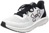 UNDER ARMOUR MEN'S CHARGED PURSUIT 3 BIG LOGO SHOE SIZE MEN'S 8 WHITE/BLACK/RED UNDER ARMOUR MEN'S CHARGED PURSUIT 3 BIG LOGO SHOE SIZE MEN'S 8 WHITE/BLACK/RED