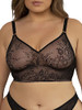 SA1451 SMART & SEXY WOMEN SMOOTH LACE BRALETTE - SIZE: WOMEN M - BLACK New SA1451 SMART & SEXY WOMEN SMOOTH LACE BRALETTE - SIZE: WOMEN M - BLACK New