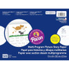 Pacon 2423 Multi-Program Picture Story Paper, 5/8-Inch Long Rule, 12 x 9, White New