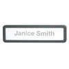 OFFICE DEPOT CUBICLE NAME PLATE 2 5/8"x 9 1/8"x 7/8" 30% Recycled, Charcoal