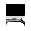 Mind Reader Monitor Stand, Ventilated Laptop Riser, Metal Mesh, 20"L x 11.5"W