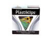 PLASTIKLIPS PAPER CLIPS, EXTRA LARGE, ASSORTED COLORS, 50/BOX PLASTIKLIPS PAPER CLIPS, EXTRA LARGE, ASSORTED COLORS, 50/BOX
