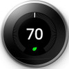 GOOGLE NEST LEARNING THERMOSTAT 3RD GEN SMART A0013 - STAINLESS STEEL