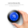 GOOGLE NEST LEARNING THERMOSTAT 3RD GEN SMART A0013 - STAINLESS STEEL