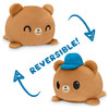 TeeTurtle The Original Reversible Father's Day Bear Plushie - Brown TeeTurtle The Original Reversible Father's Day Bear Plushie - Brown